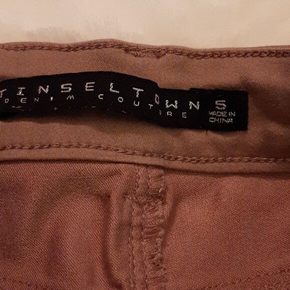 Tinsley towm Purple Short Stretch Shorts‎ sz 5 - Picture 3 of 5